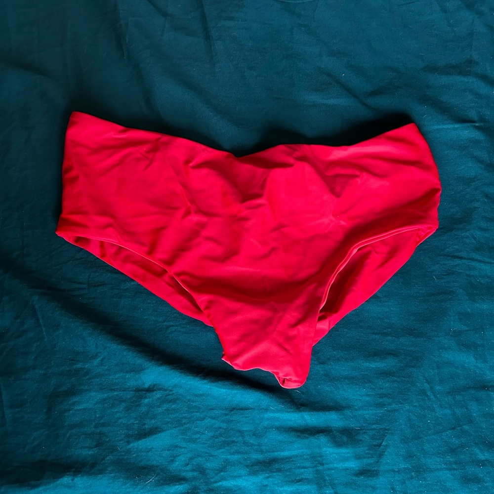 Fused Hawaii Red Bikini Bottom